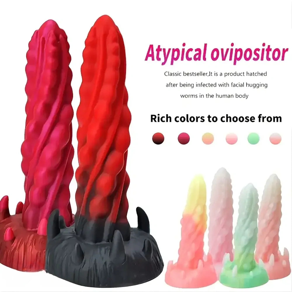 7.48in Silicone Butt Plug Monster Dildo With Suction Cup For Beginners
