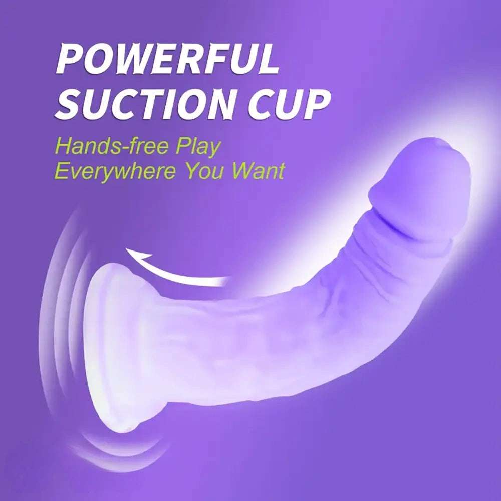 7.48in Silicone Dildo Masturbator Sex Toy Soft Realistic Adult Sex Toy