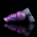7.48in Silicone Penis Sleeve With Cock Ring Fantasy Animal Hollow Dildo