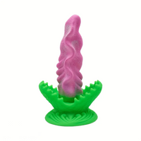 7.48in Small Glans Thick Realistic Fantasy Dildo With Strong Suction Cup