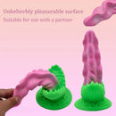 7.48in Small Glans Thick Realistic Fantasy Dildo With Strong Suction Cup