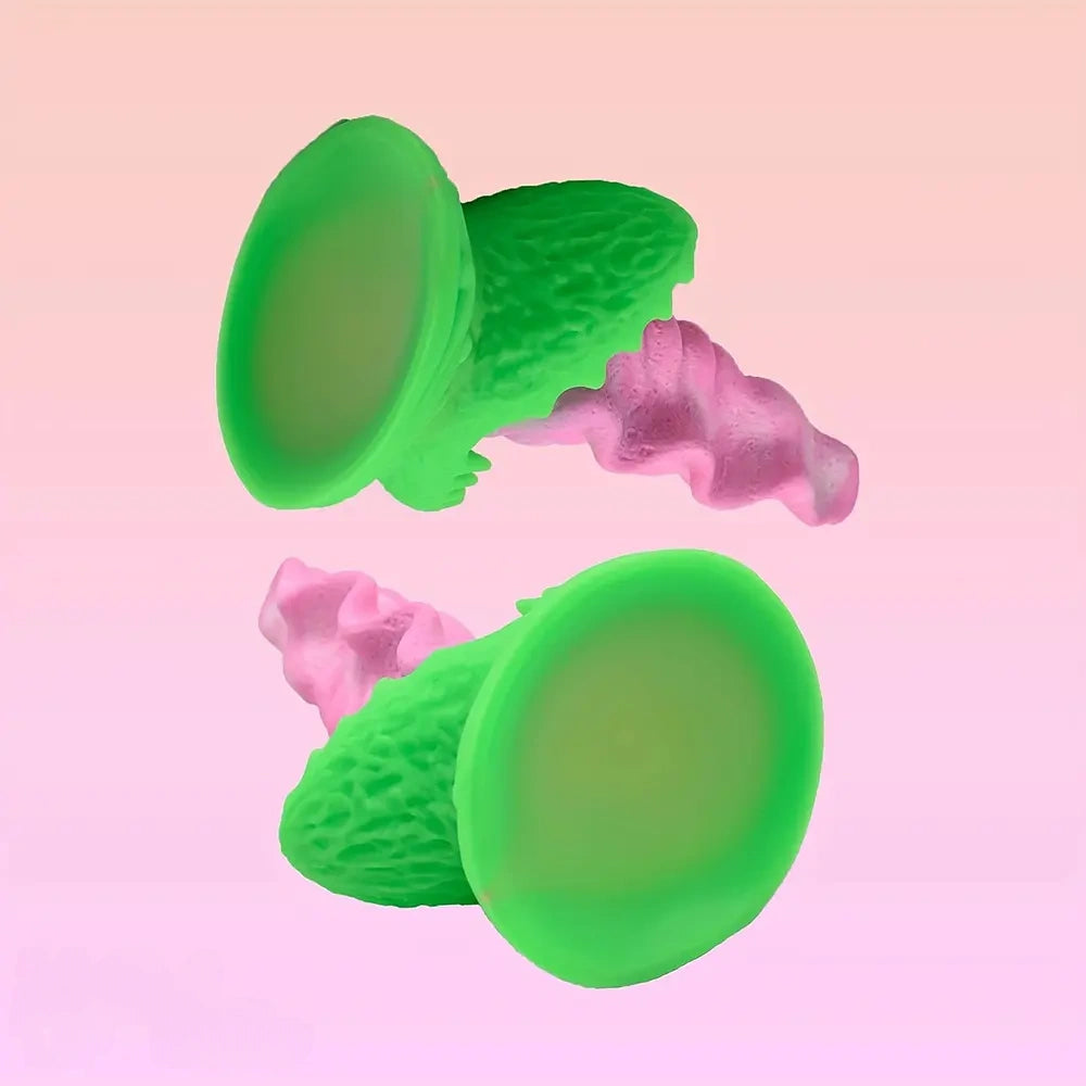 7.48in Small Glans Thick Realistic Fantasy Dildo With Strong Suction Cup