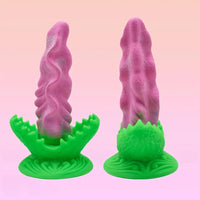 7.48in Small Glans Thick Realistic Fantasy Dildo With Strong Suction Cup