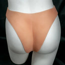 7.48in Solid Penis Strap Dildo Panty Sliding Skin Foreskin Dildo Cock Toy