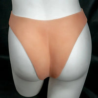 7.48in Solid Penis Strap Dildo Panty Sliding Skin Foreskin Dildo Cock Toy
