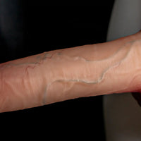 7.48in Solid Penis Strap Dildo Panty Sliding Skin Foreskin Dildo Cock Toy