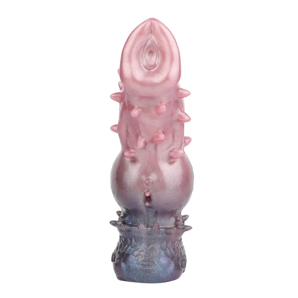 7.48in Spiked Fantasy Penis Sleeve With Cock Ring Dildo For Enhancement
