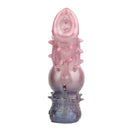 7.48in Spiked Fantasy Penis Sleeve With Cock Ring Dildo For Enhancement