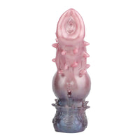 7.48in Spiked Fantasy Penis Sleeve With Cock Ring Dildo For Enhancement