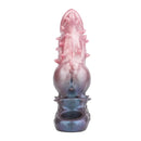 7.48in Spiked Fantasy Penis Sleeve With Cock Ring Dildo For Enhancement