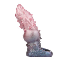 7.48in Spiked Fantasy Penis Sleeve With Cock Ring Dildo For Enhancement