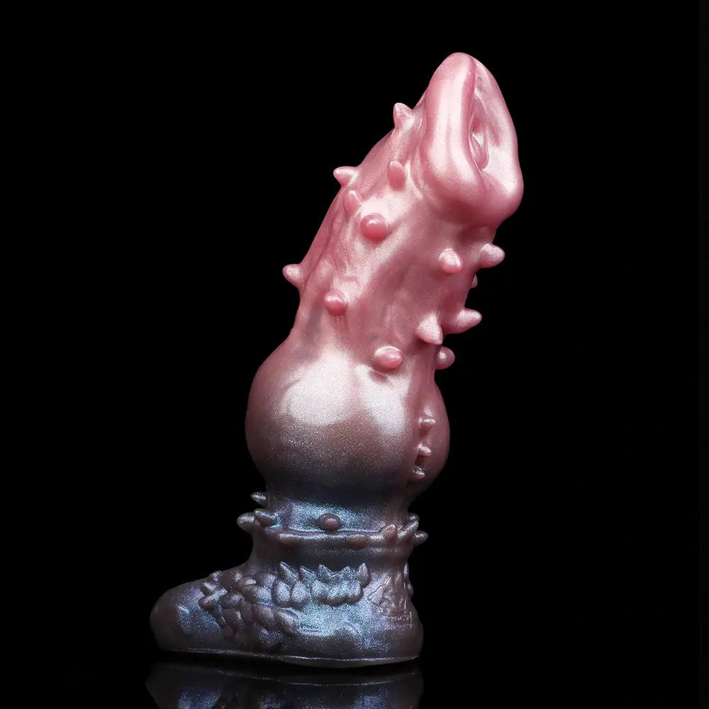 7.48in Spiked Fantasy Penis Sleeve With Cock Ring Dildo For Enhancement