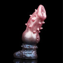 7.48in Spiked Fantasy Penis Sleeve With Cock Ring Dildo For Enhancement