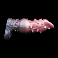 7.48in Spiked Fantasy Penis Sleeve With Cock Ring Dildo For Enhancement