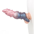7.48in Spiked Fantasy Penis Sleeve With Cock Ring Dildo For Enhancement