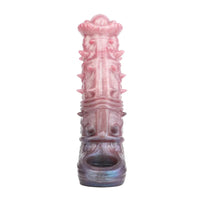 7.48in Spiked Horse Cock Sleeve Dildo Fantasy Penis Extender Sex Toy