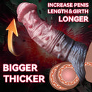 7.48in Spiked Horse Cock Sleeve Dildo Fantasy Penis Extender Sex Toy