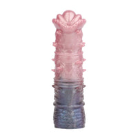 7.48in Spiked Horse Cock Sleeve Dildo Fantasy Penis Extender Sex Toy