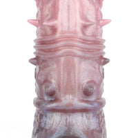 7.48in Spiked Horse Cock Sleeve Dildo Fantasy Penis Extender Sex Toy