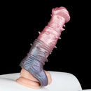 7.48in Spiked Horse Cock Sleeve Dildo Fantasy Penis Extender Sex Toy