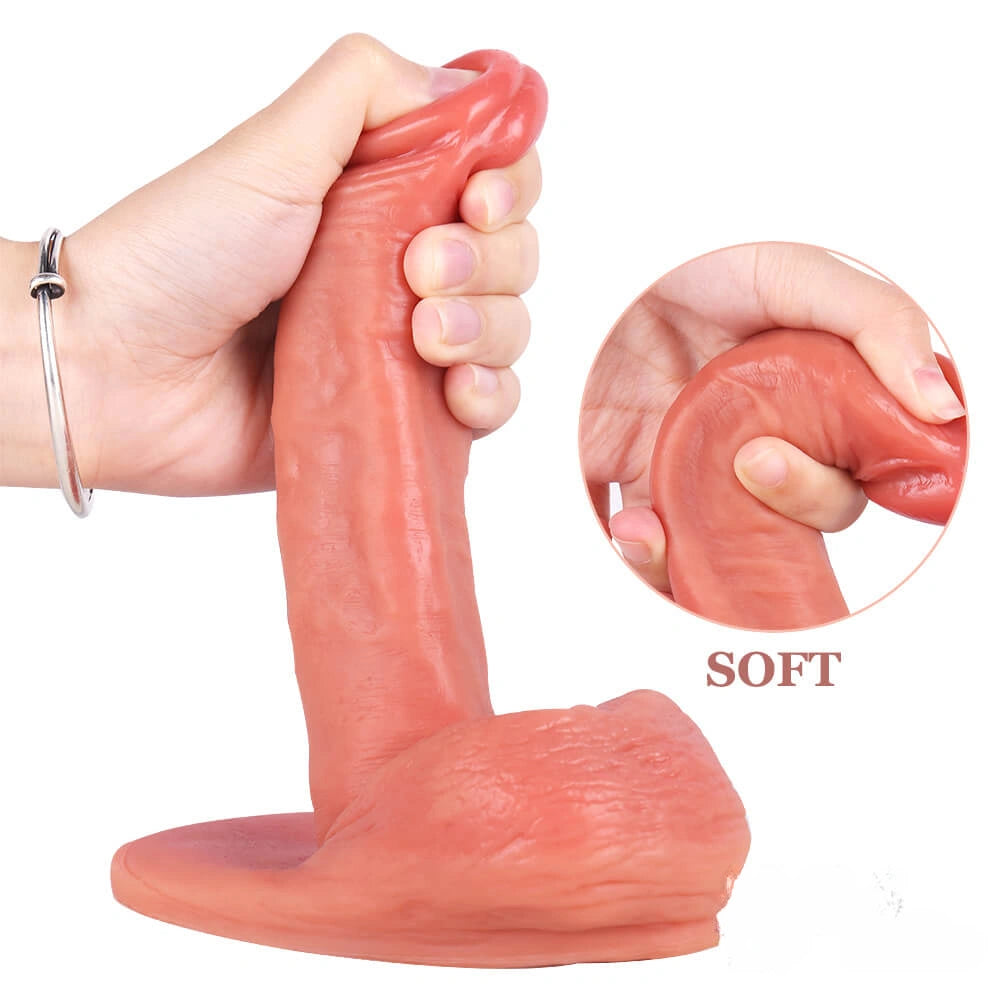7.48in Stick On Wall Dildo With Big Powerful Sucker