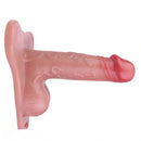 7.48in Strap on Hollow Soft Silicone Cock Cage Dildo For Chastity Cock