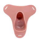7.48in Strap on Hollow Soft Silicone Cock Cage Dildo For Chastity Cock