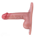 7.48in Strap on Hollow Soft Silicone Cock Cage Dildo For Chastity Cock