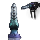 7.48in Strap on Monster Dog Knot Silicone Dildo Vaginal G-spot Cock