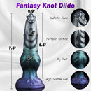 7.48in Strap on Monster Dog Knot Silicone Dildo Vaginal G-spot Cock