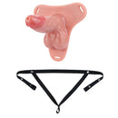 7.48in Strap on Silicone Cock Cage Dildo For Chastity Cock Hollow Toy