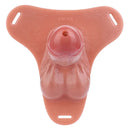 7.48in Strap on Silicone Cock Cage Dildo For Chastity Cock Hollow Toy