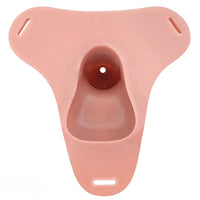 7.48in Strap on Silicone Cock Cage Dildo For Chastity Cock Hollow Toy