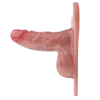 7.48in Strap on Silicone Cock Cage Dildo For Chastity Cock Hollow Toy