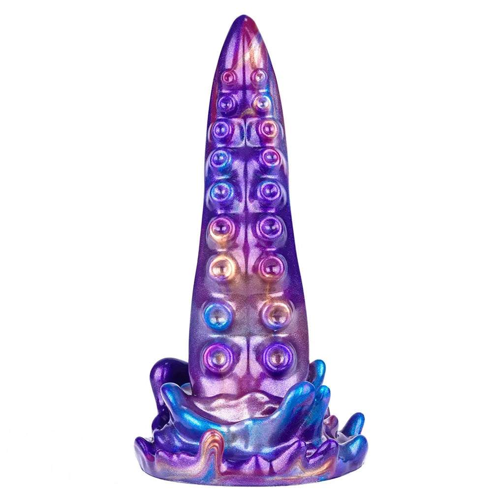 7.48in Tentacle Monster Silicone Dildo Hands-Free Play For Women
