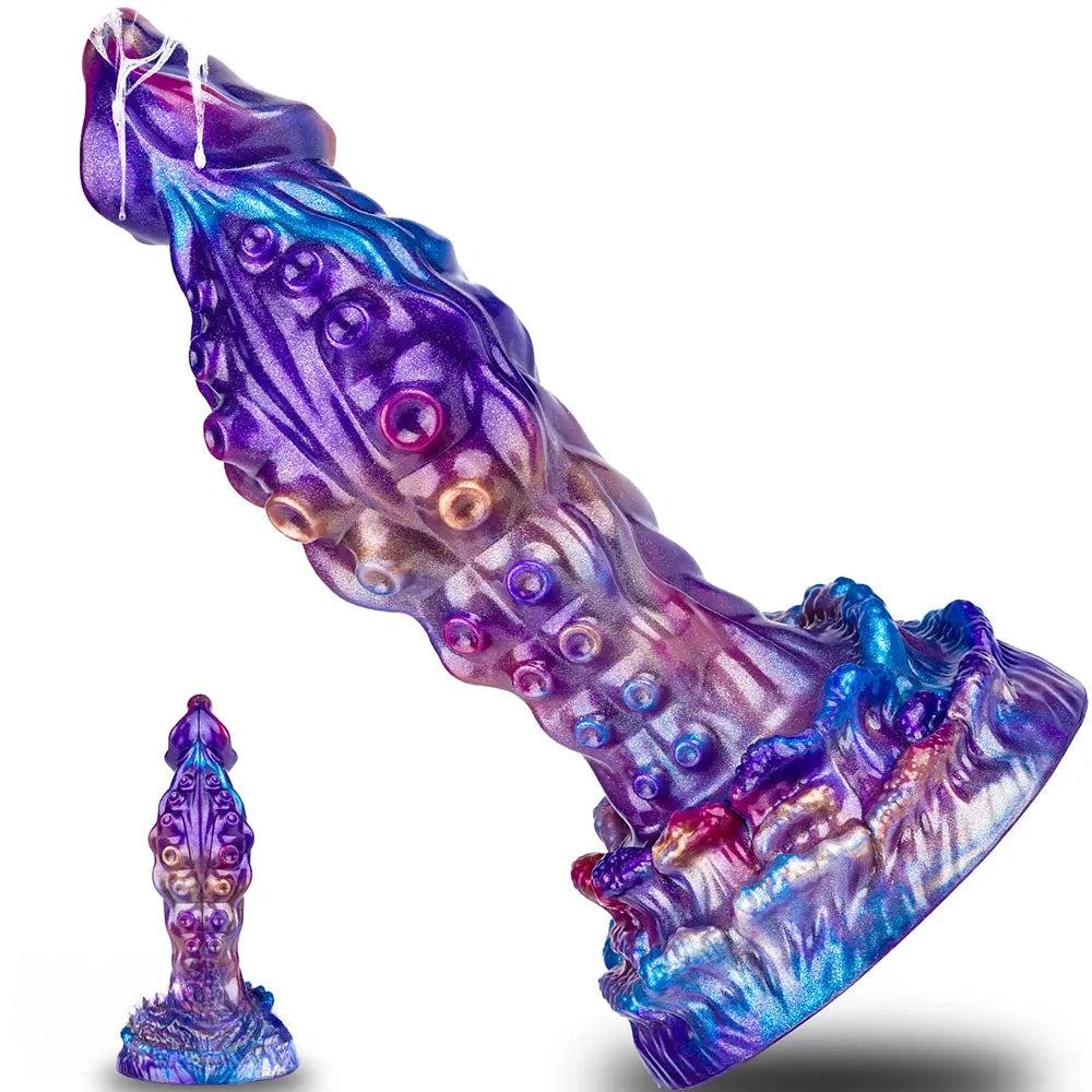 7.48in Tentacle Silicone Soft Dildo For Non-Electric Adult Intimate Play