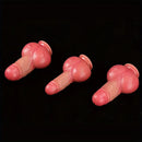 7.48in Thick Short Phallic Silicone Soft Real Dildo With Strong Suction Cup