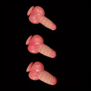 7.48in Thick Short Phallic Silicone Soft Real Dildo With Strong Suction Cup