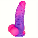 7.48in Uncut Fantasy Silicone Soft Dildo For Anal Prostate G Spot