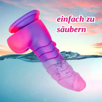 7.48in Uncut Fantasy Silicone Soft Dildo For Anal Prostate G Spot