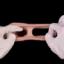7.48in Vibrating Real Remote Silicone Hollow Dildo Sleeve Cock Extender