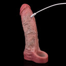 7.48in Vibrating Real Remote Silicone Hollow Dildo Sleeve Cock Extender