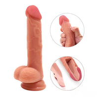 7.48in Waterproof Flexible Dildo Sex Toy For Women Masturbation Using