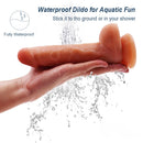 7.48in Waterproof Flexible Dildo Sex Toy For Women Masturbation Using