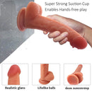 7.48in Waterproof Flexible Dildo Sex Toy For Women Masturbation Using
