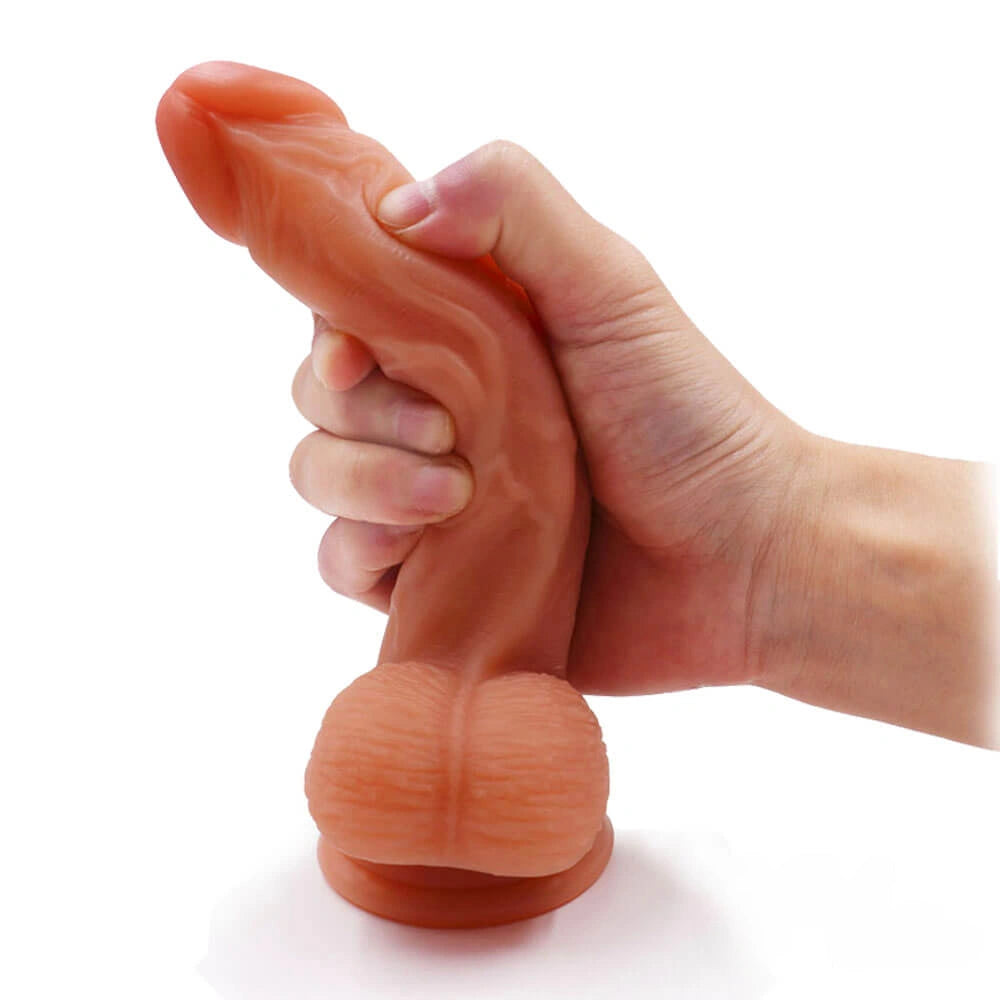 7.48in Waterproof Flexible Dildo Sex Toy For Women Masturbation Using