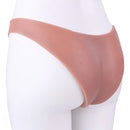 7.48in Wear Hollow Realistic Dildo Pants Silicone Cock Sleeve For Penis