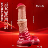 7.4in 8.46in 9.44in 10.03in 11.22in Big Silicone Soft Horse Dildo
