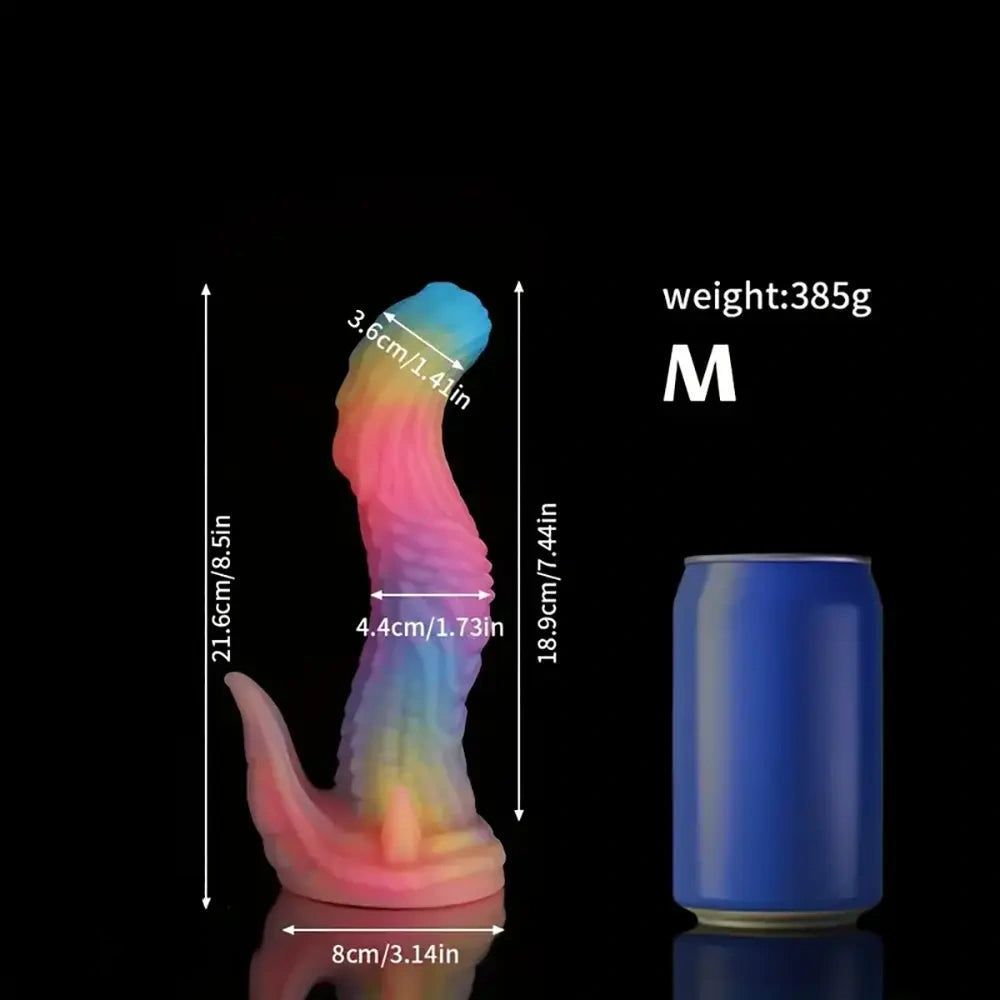 7.4in 8.5in Alien Dinosaur Tentacle Animal Silicone Anal Plug Dildo