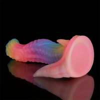 7.4in 8.5in Alien Dinosaur Tentacle Animal Silicone Anal Plug Dildo